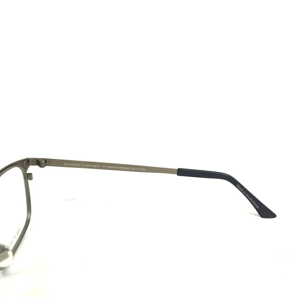 Prodesign Eyeglasses Frames 4157 c.9131 Grey Blue Rectangular Full Rim 54-18-145